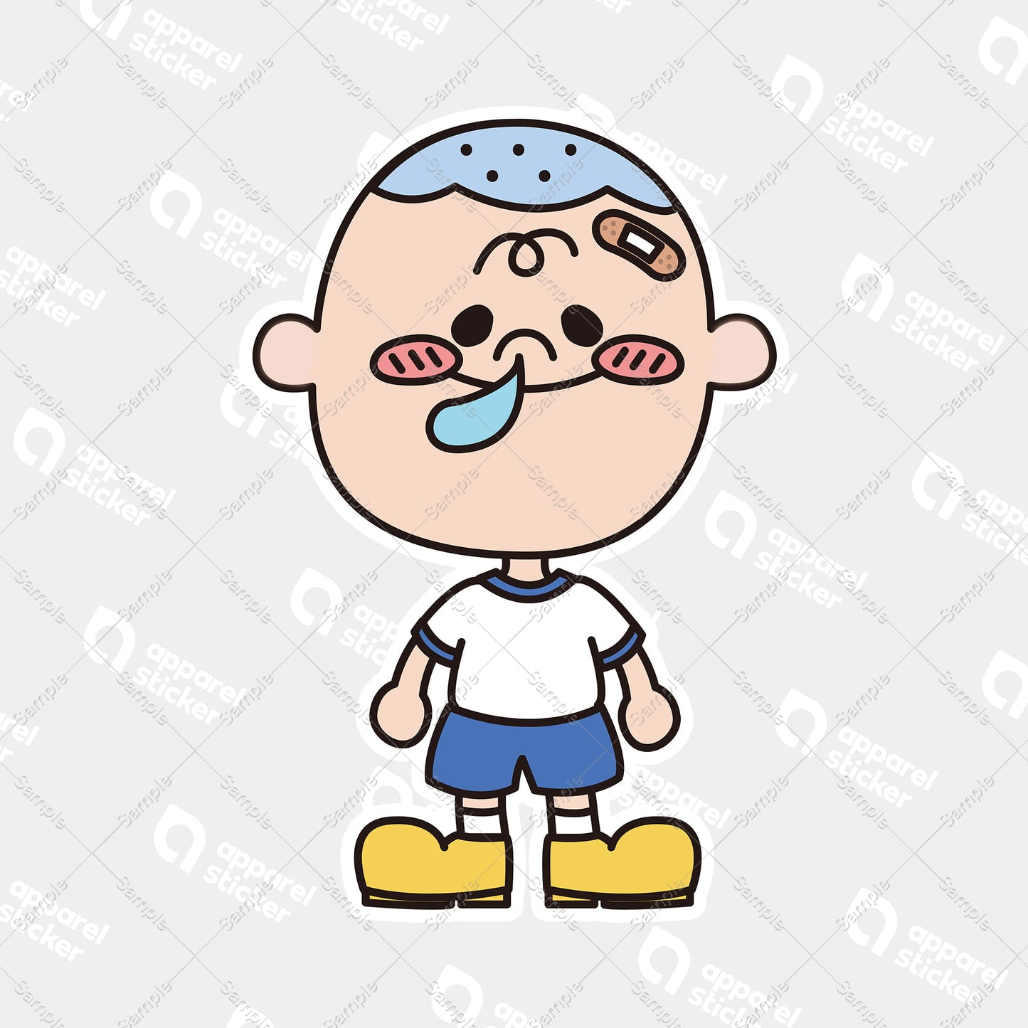 【新発売】ともじくん アパレルステッカー（2枚セット）